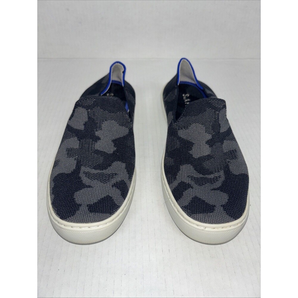 Rothy's Women's Size 9 Casual Slip-On Sneakers Black/Gray/Camo